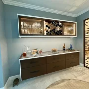 Custom white oak smooth bar