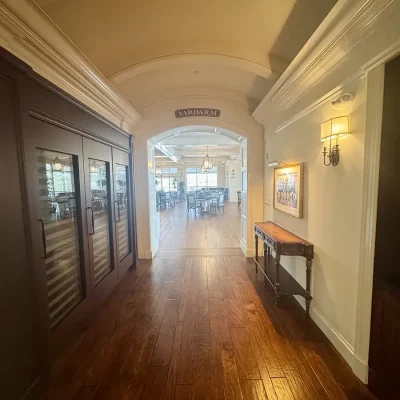 Custom Wine bar at yacht club